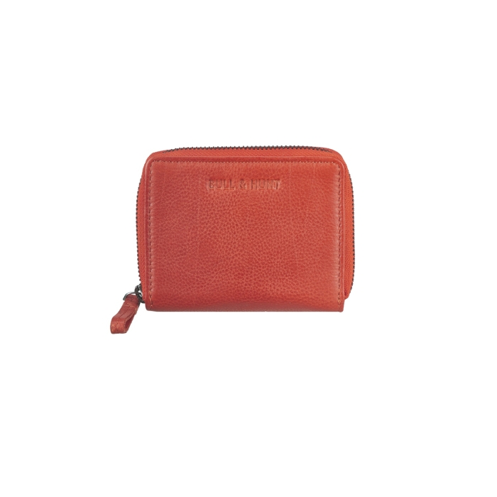 MIDI ZIP WALLET CORAL